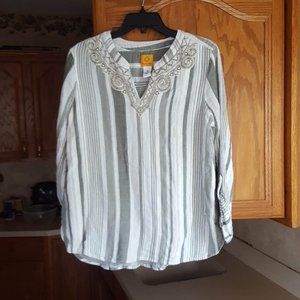 RUBY RD WOMENS TOP SIZE M